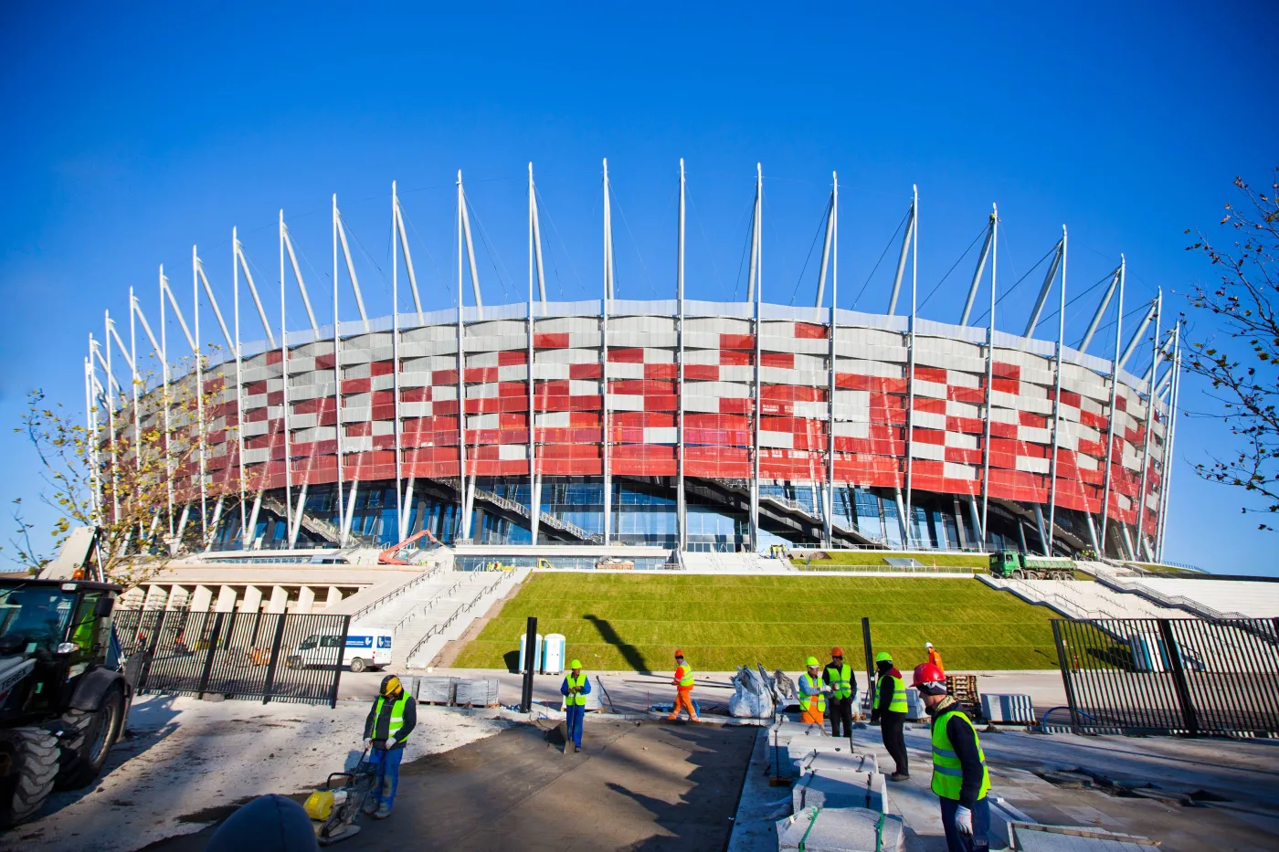 Stadion Narodowy w Warszawie. Zdjęcie z dnia 16 listopada 2011 roku