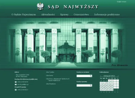 Orzeczenia są publikowane jako PDF, co wpływa na obniżenie ich dostępności i możliwości przetwarzania