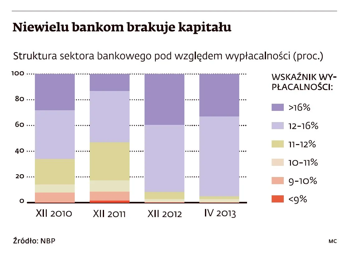 Nawet recesja nie zagroziłaby stabilności naszych instytucji finansowych
