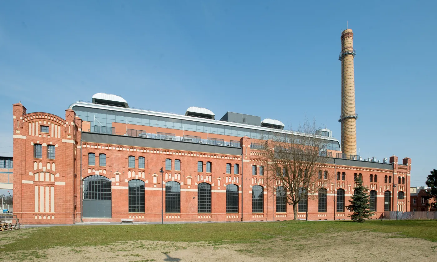 Rewitalizowany kompleks elektrowni EC1 Łódź