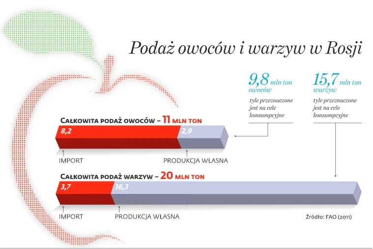 Sowiecka dieta Putina: embargo Moskwy zaszkodzi samym Rosjanom