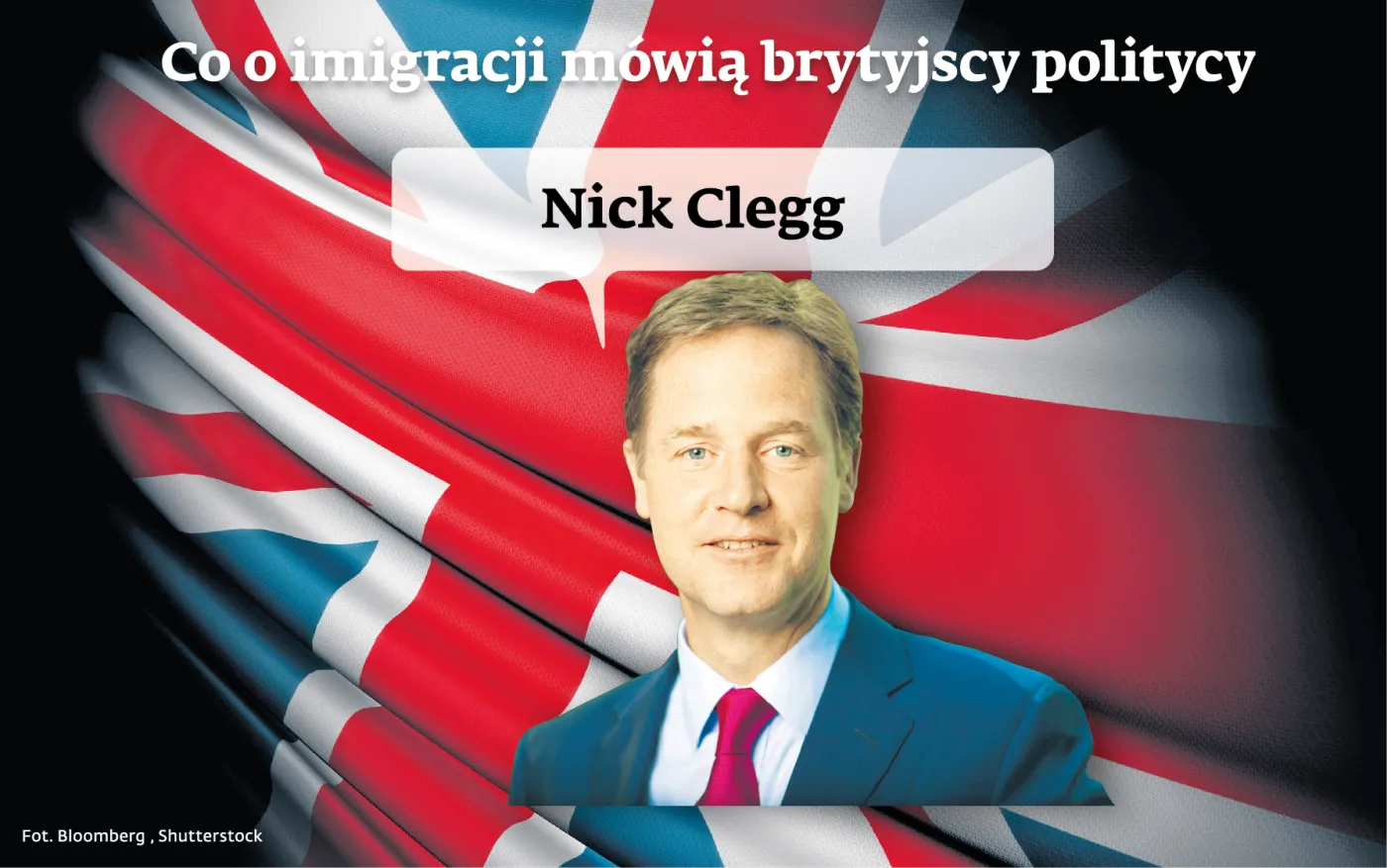 Co mówi o imigracji Nick Clegg?