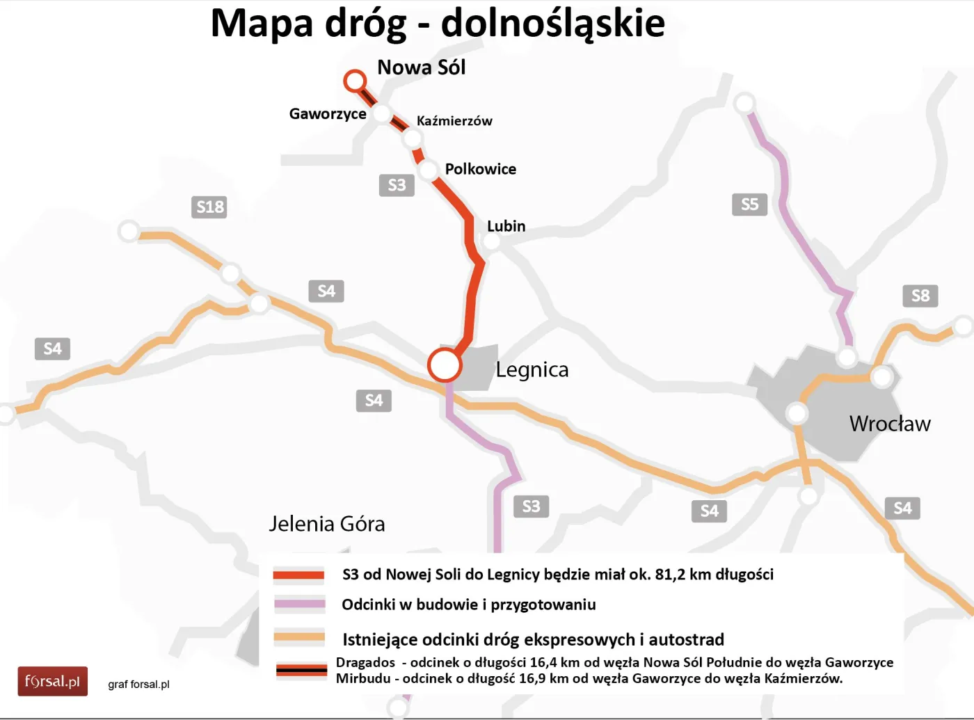 Powstanie ponad 81 km drogi ekspresowej S3. GDDKiA wybrała wykonawcę [MAPA]