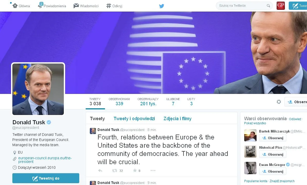 Tusk w Radzie Europejskiej 