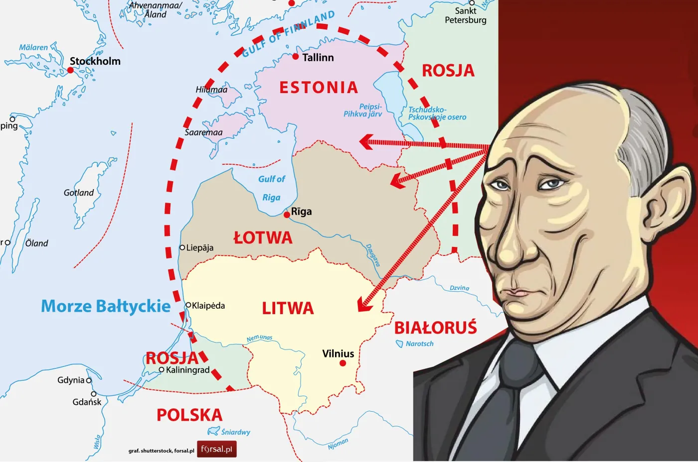 Potencjalny punkt zapalny: Kraje bałtyckie