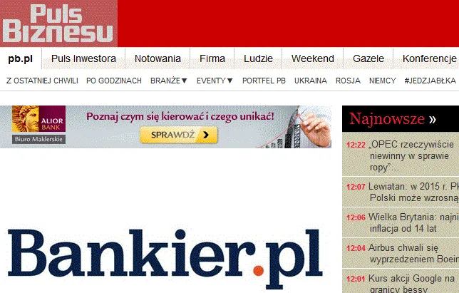 Wydawca "Pulsu Biznesu" kupił Grupę Bankier.pl