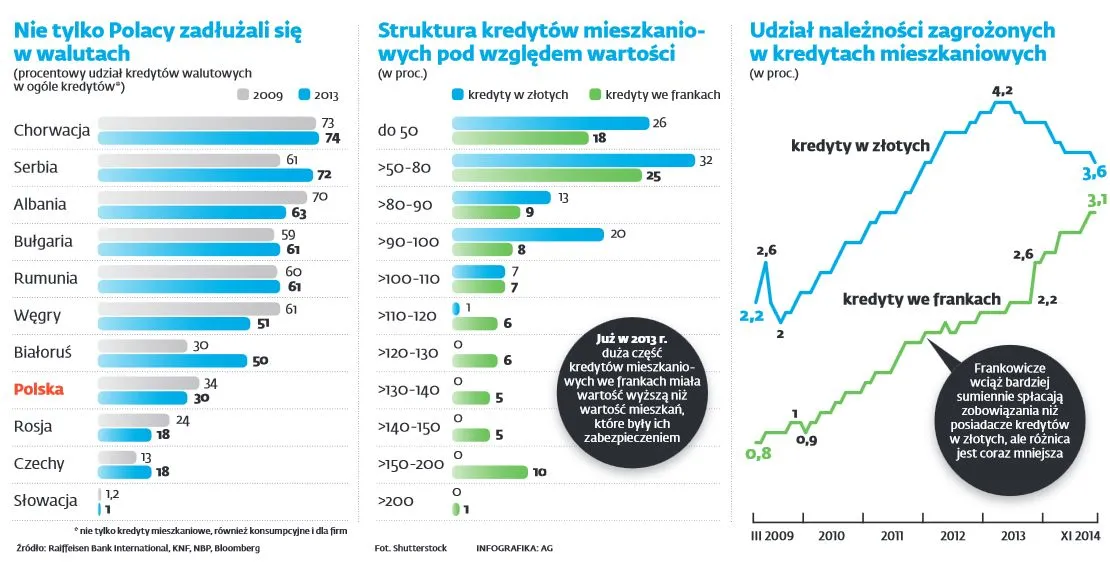 Trzęsienie ziemi dla ponad pół miliona Polaków. Komu jeszcze zaszkodzi drogi frank?
