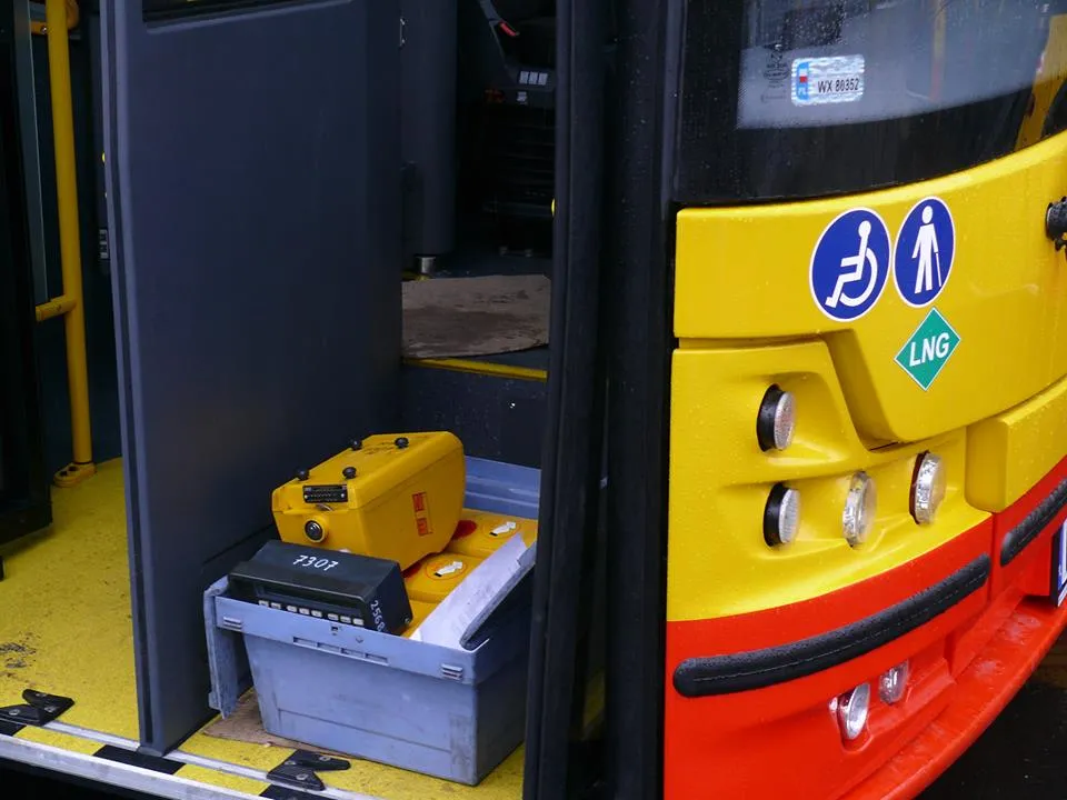 Solbus LNG przed montażem kasowników