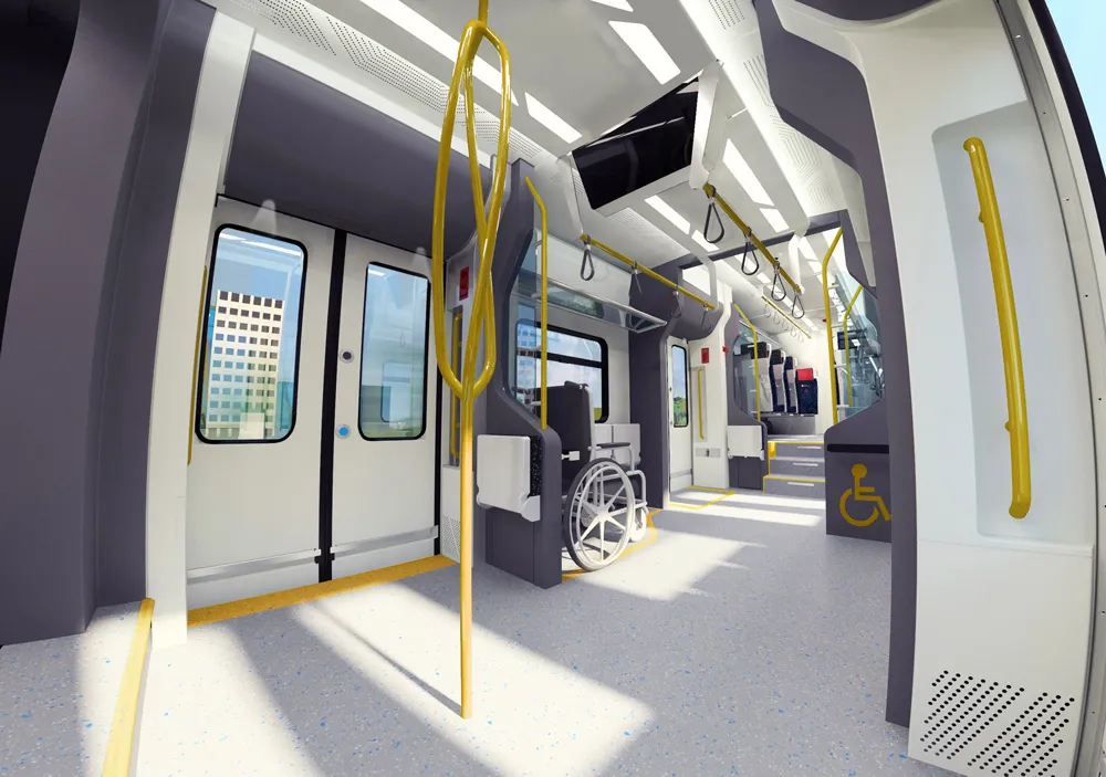 Wizualizacja nowego pociągu Newagu 39WE