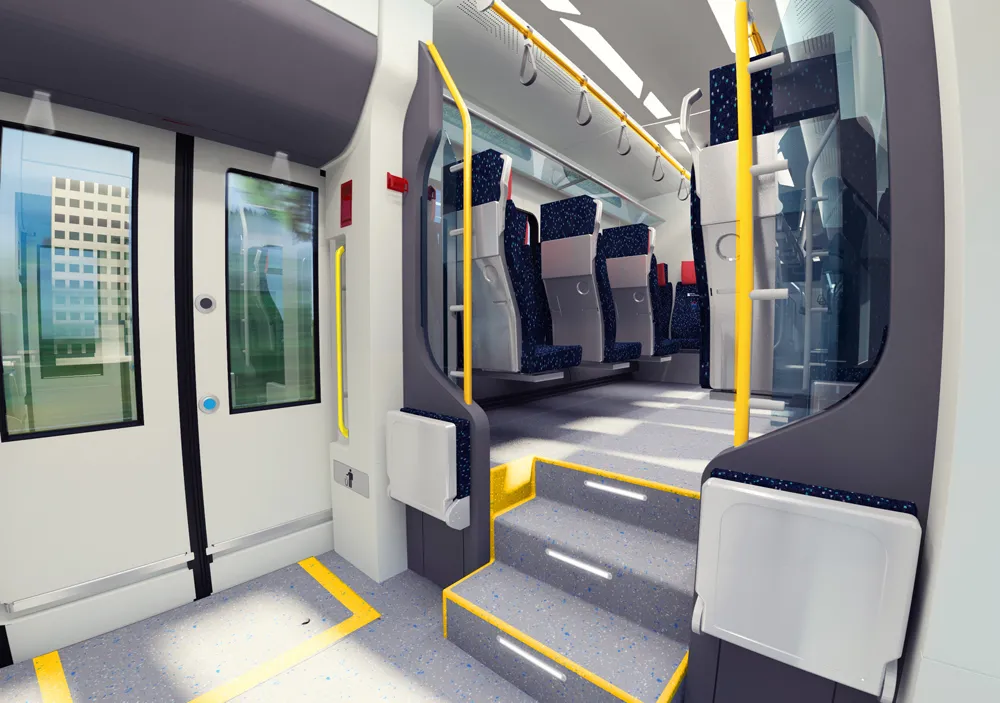 Wizualizacja nowego pociągu Newagu 39WE