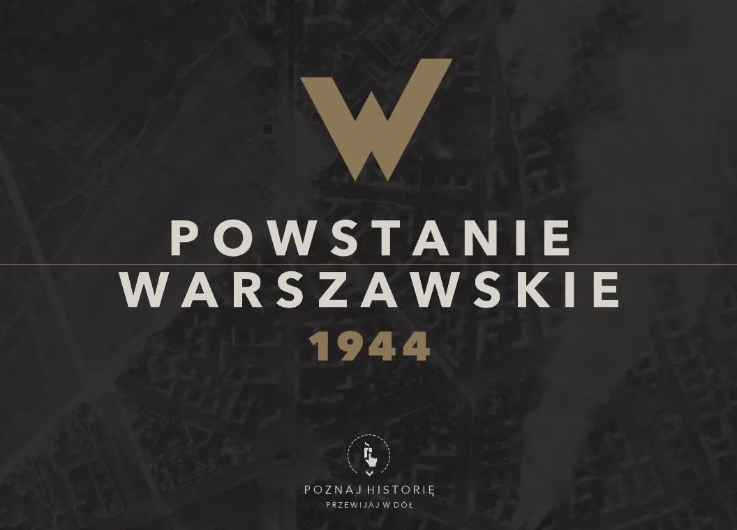 Zrzut ekranu ze strony http://www.warsawrising.eu/