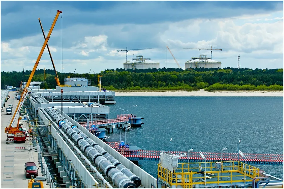 Terminal LNG, budowa - maj 2014 r.