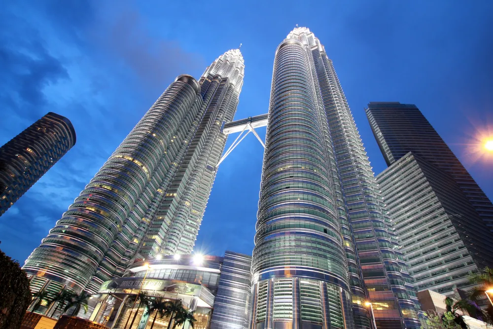 7. Petronas Towers, Kuala Lumpur