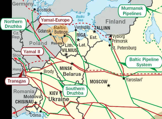 Rurociąg Odessa-Brody połączy Morze Kaspijskie, Czarne i Bałtyk. Będzie wznowienie projektu