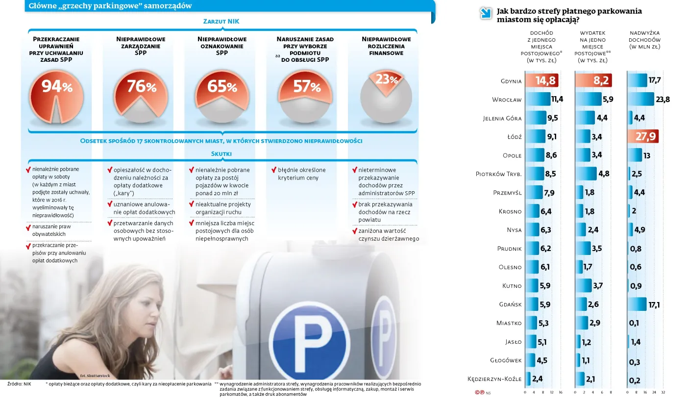 Patologie w strefach płatnego parkowania. NIK alarmuje: Miasta mają sporo za uszami