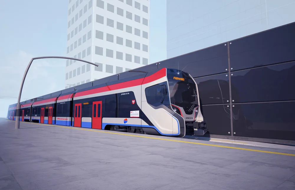Futurystyczna twarz polskiej kolei. Newag pokazał nowy pociąg