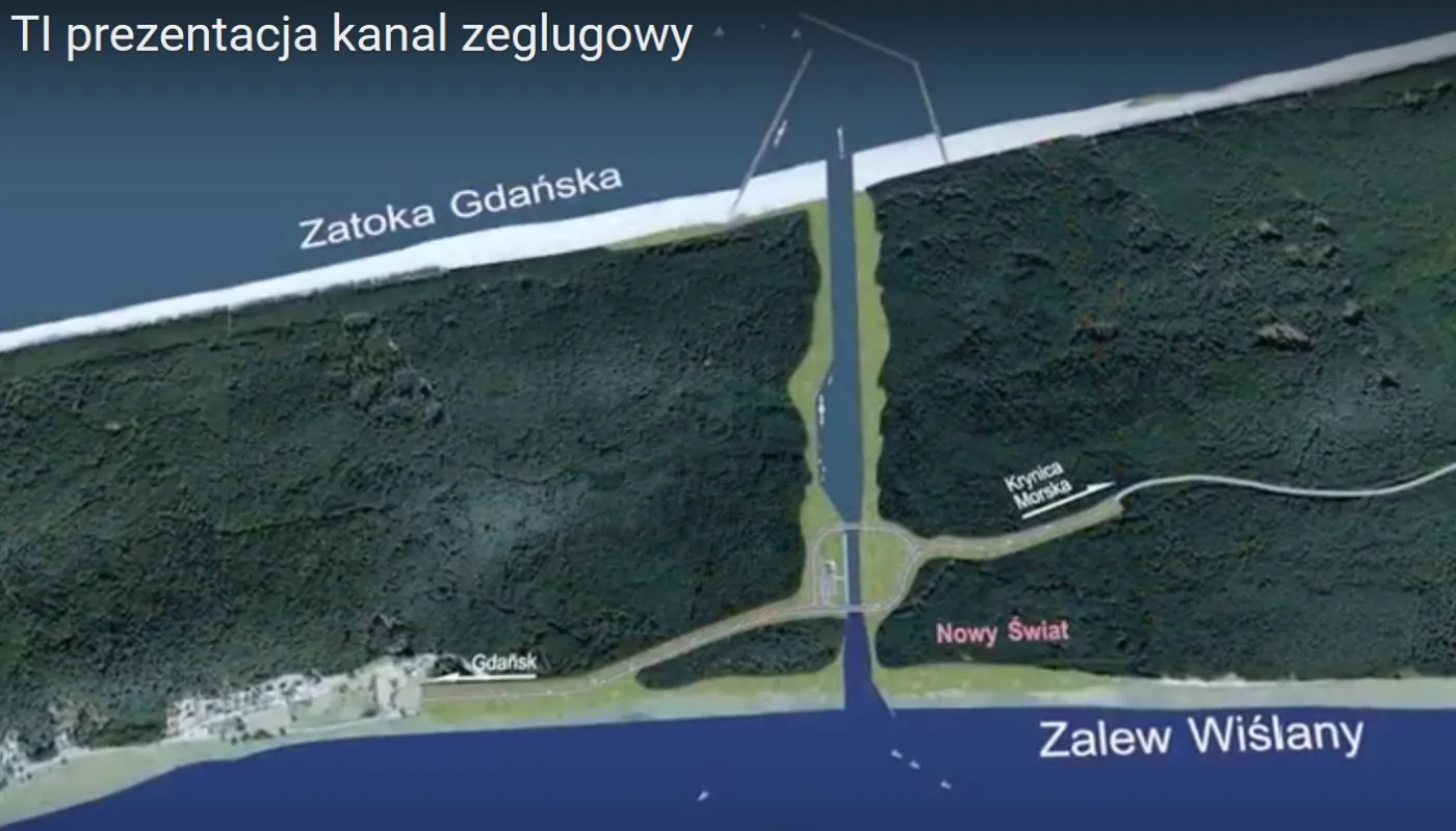 Pierwsze jednostki przepłyną przez kanał żeglugowy przez Mierzeję Wiślaną w 2022 r.