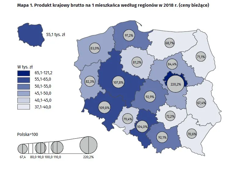 Województwo podkarpackie z największym wzrostem PKB w Polsce