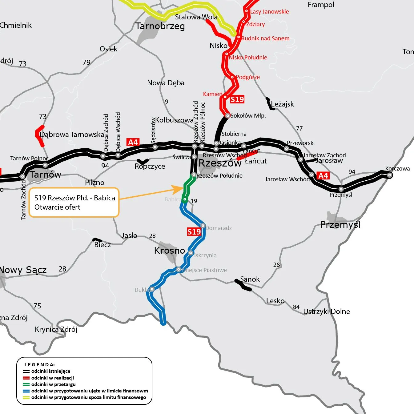 Chińska firma złożyła najtańszą ofertę na odcinek trasy Via Carpatia [MAPA]