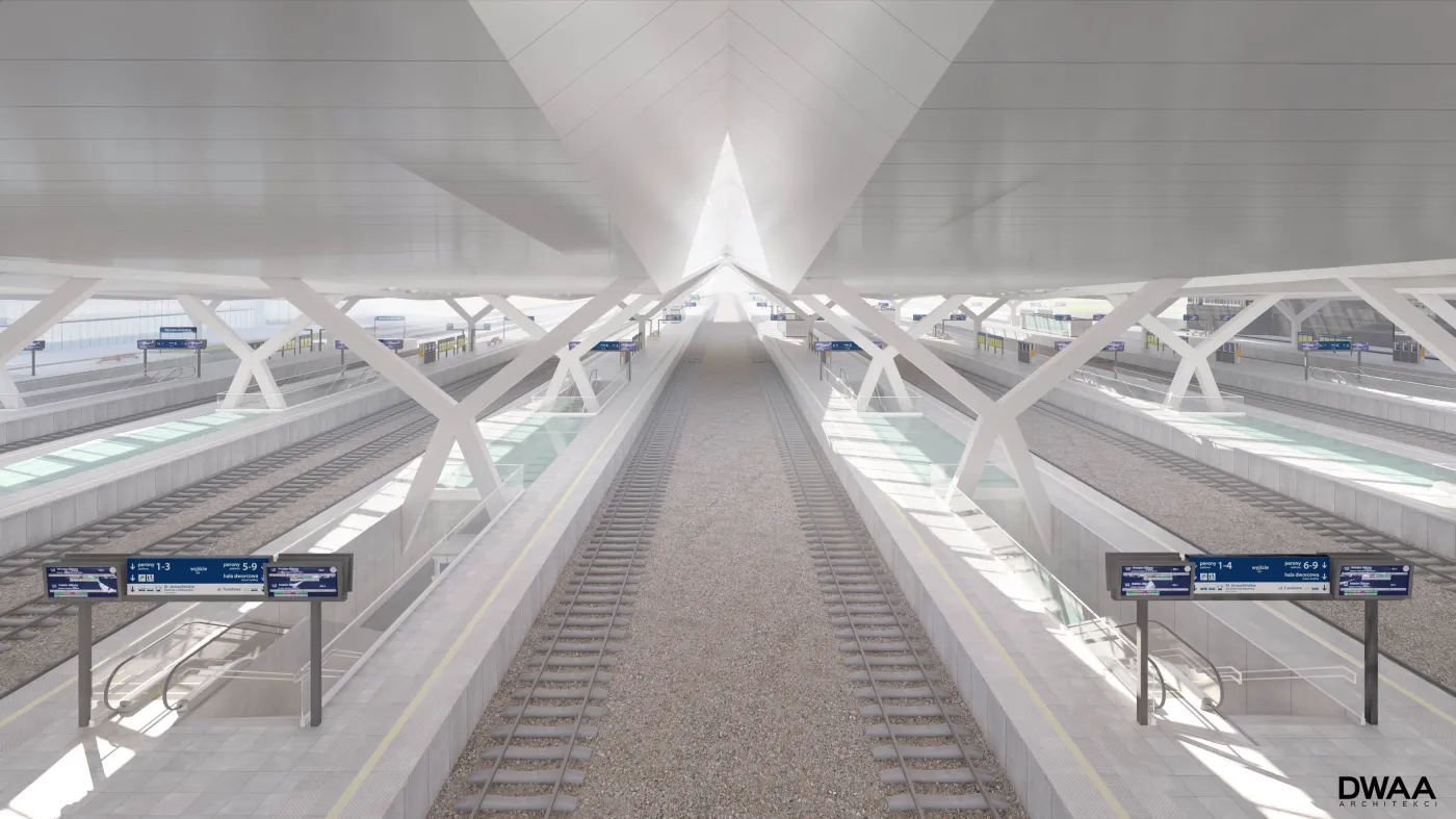 Warszawa Zachodnia - wizualizacja