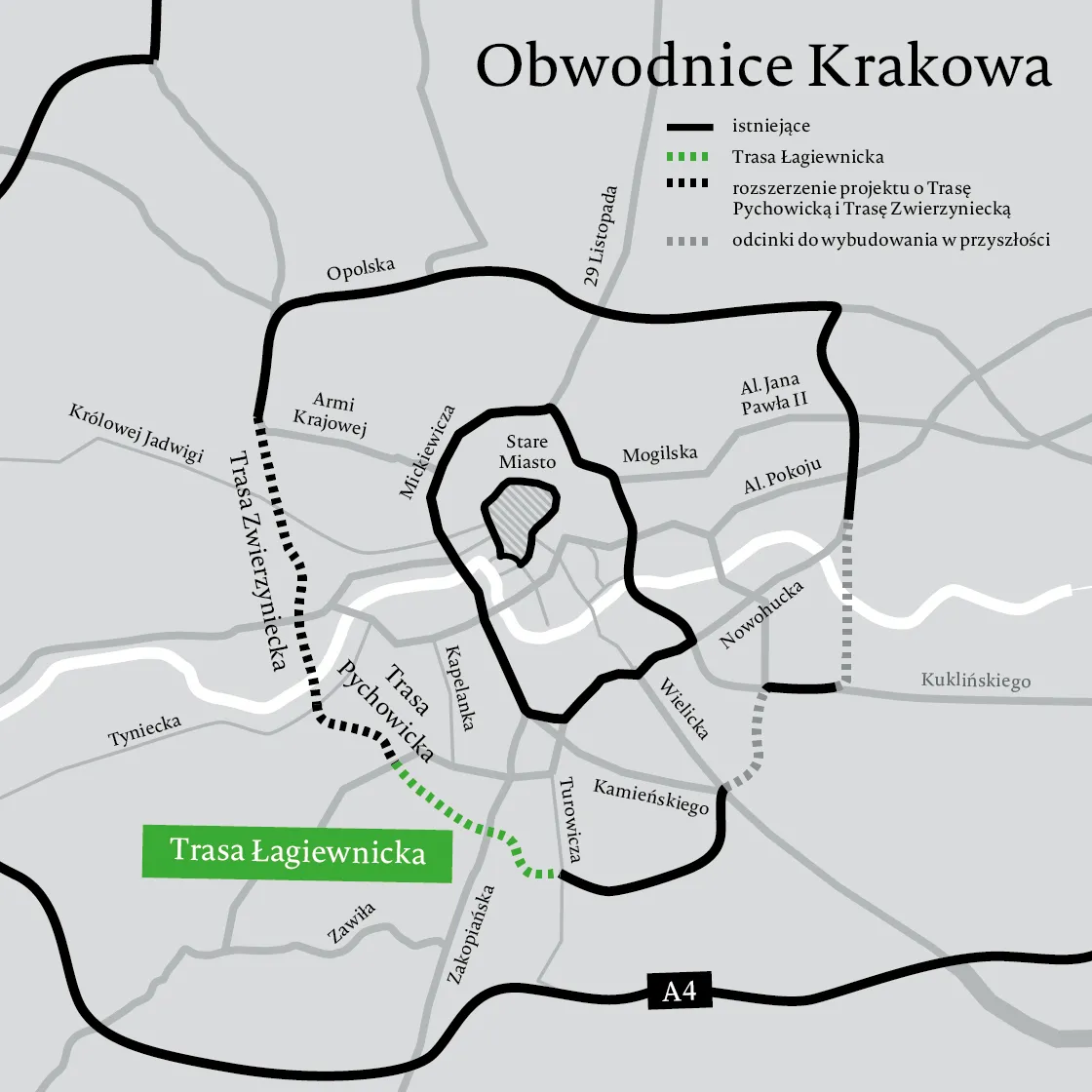 Obwodnica Krakowa Trasa Łagiewnicka