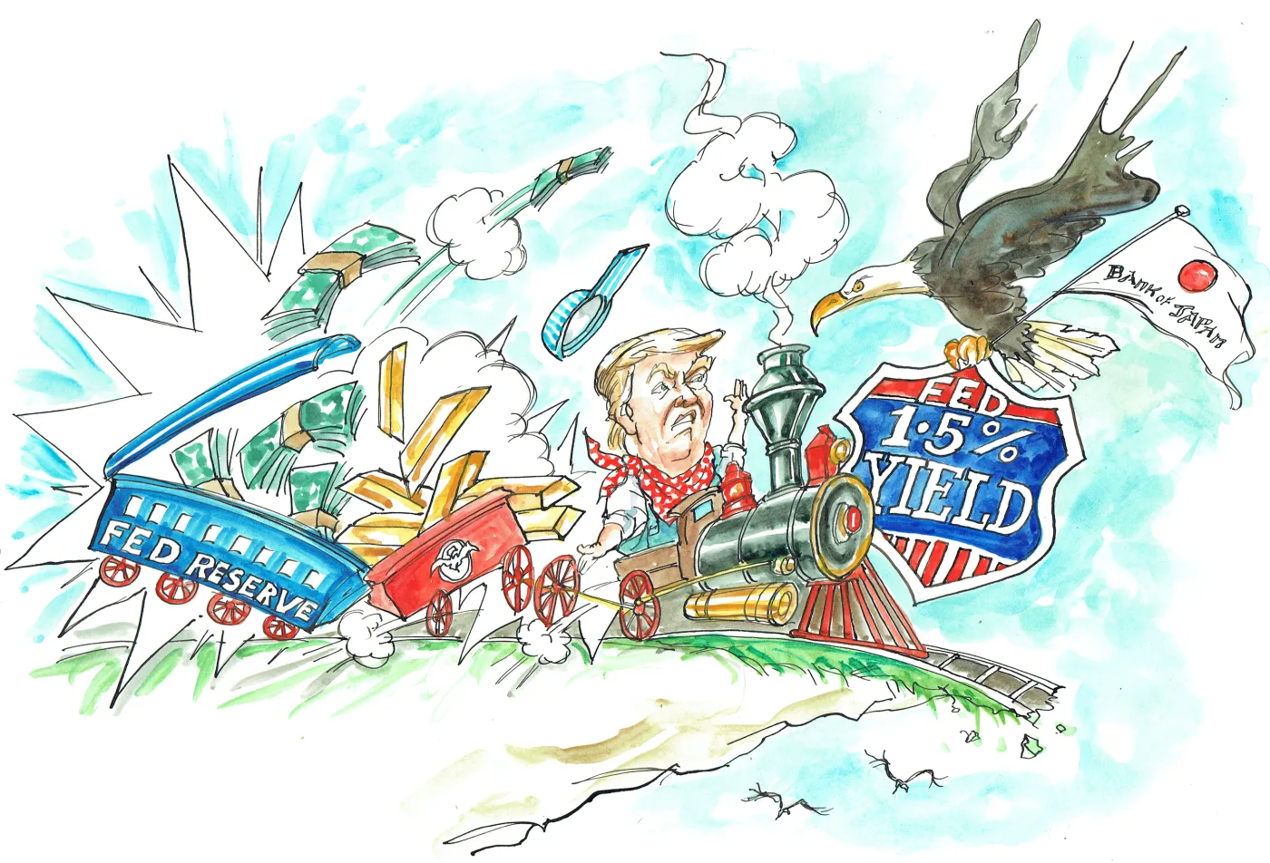 Zdesperowany Fed idzie śladem BoJ i bierze sobie za cel 1,5 proc. w przypadku rentowności 10-letnich obligacji USA