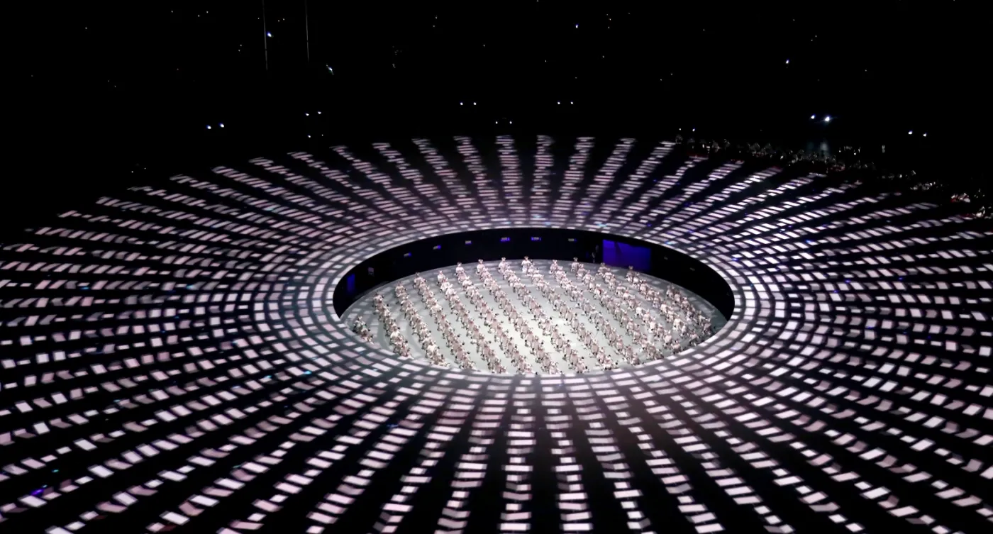 Najlepsze zdjęcia z ceremonii otwarcia zimowych igrzysk w Pjongczangu [GALERIA]