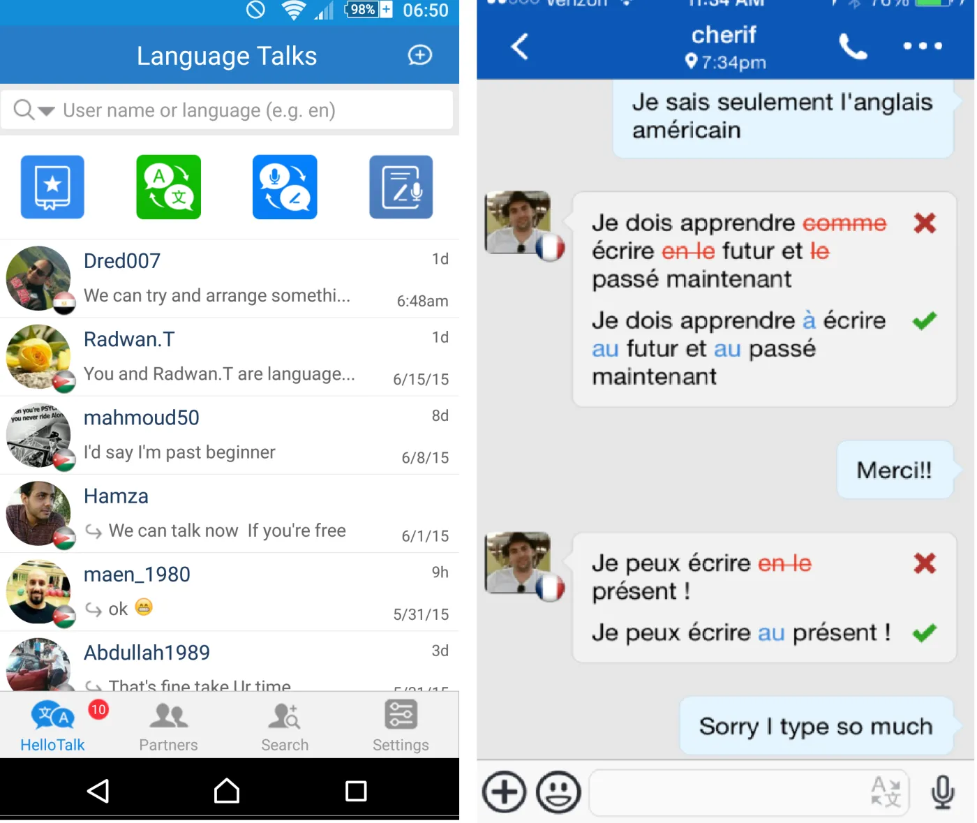 5. HelloTalk