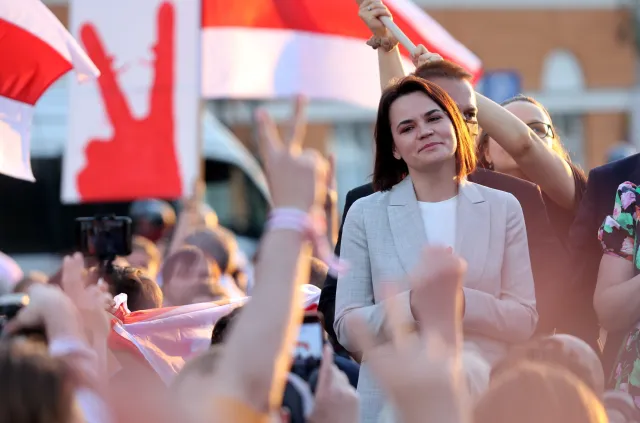 Cichanouska: Polska i Litwa robią co mogą w sprawie Białorusi. Powinny być przykładem dla innych państw [WYWIAD]