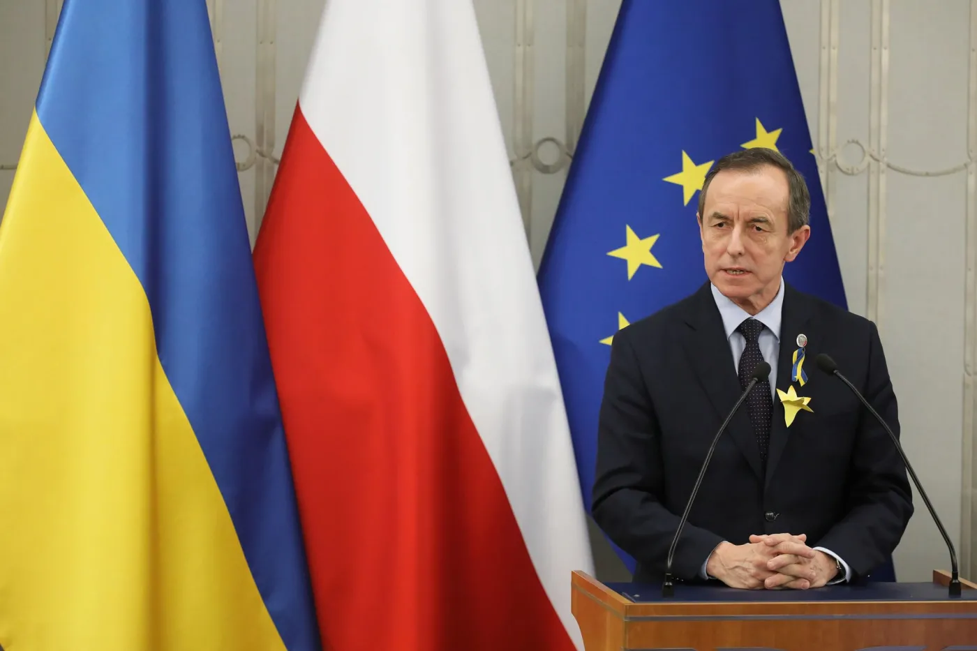 Grodzki o wojnie w Ukrainie: Ludobójstwo popełniane przez Rosjan nie może pozostać bez kary