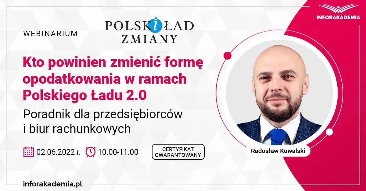 Webinar Polski Ład 2.0