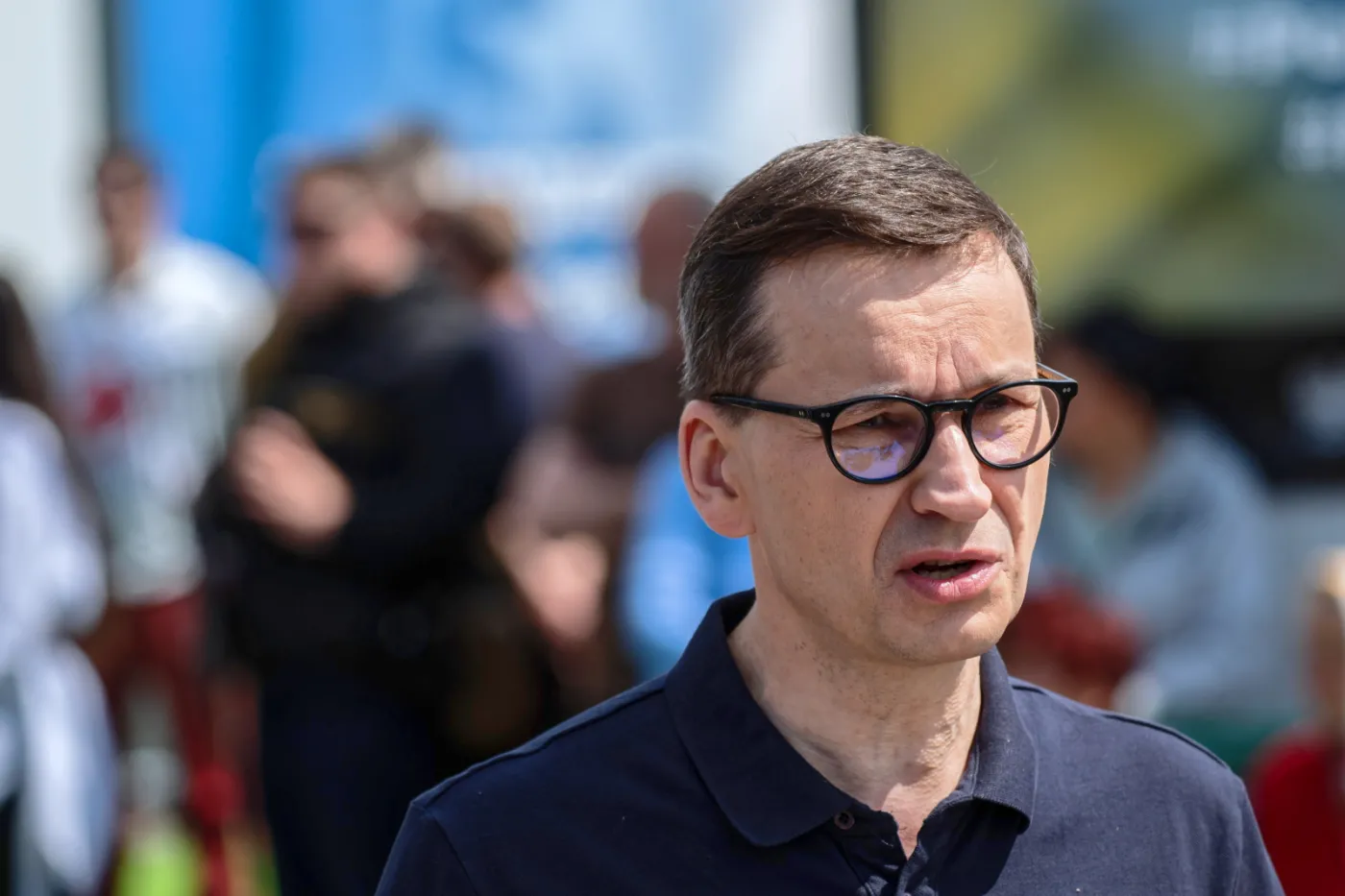 Morawiecki w Borodziance: Wszyscy dziś żyjemy w cieniu barbarzyńskiego ataku Rosji