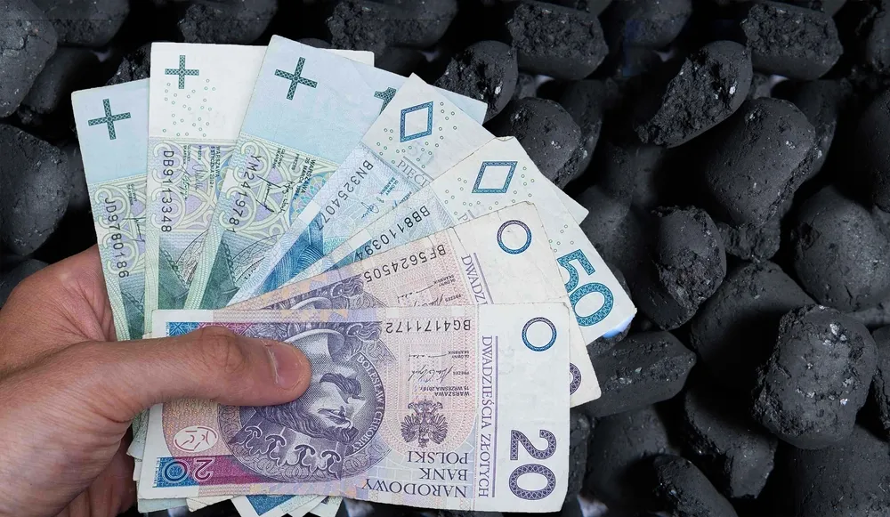 Kilka gospodarstw domowych pod jednym adresem. Dla każdego dodatek węglowy