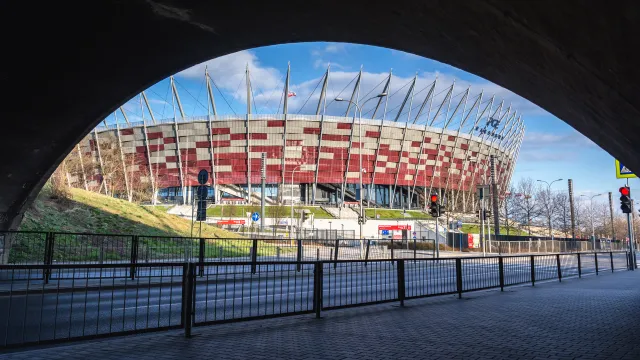 Szpital tymczasowy na PGE Narodowym w Warszawie działa