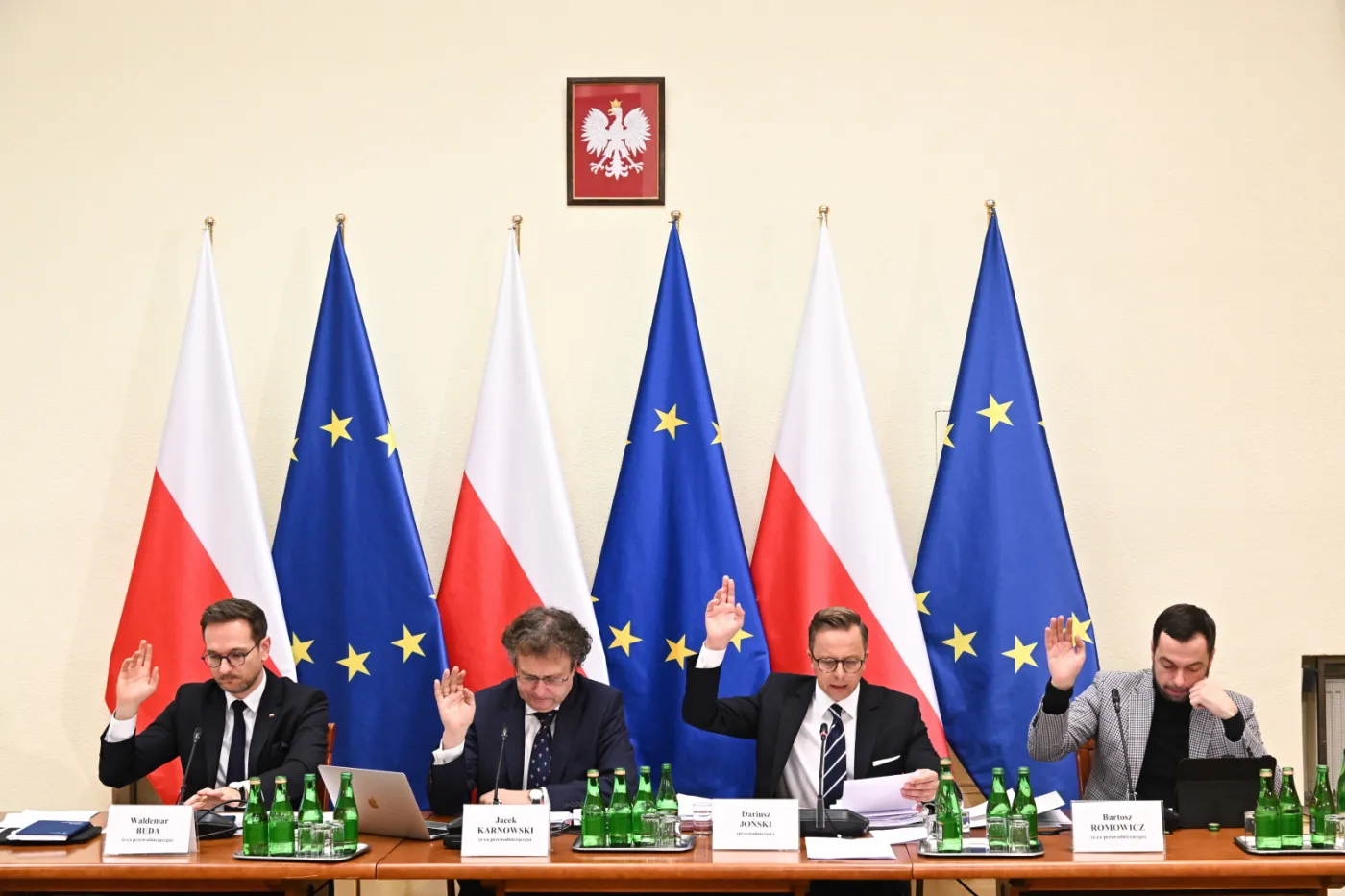 Waldemar Buda, Jacek Karnowski, Dariusz Joński, Bartosz Romowicz