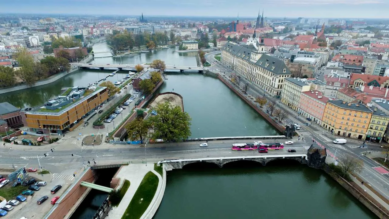 Most Pomorski we Wrocławiu