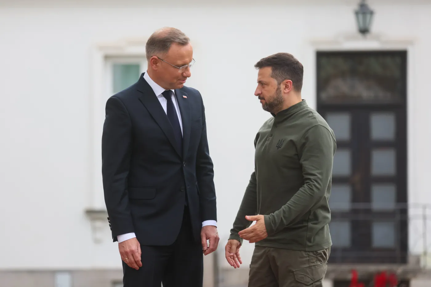 Spotkanie Dudy z Zełenskim. "Polski głos będzie grzmiał w Waszyngtonie za Ukrainą"