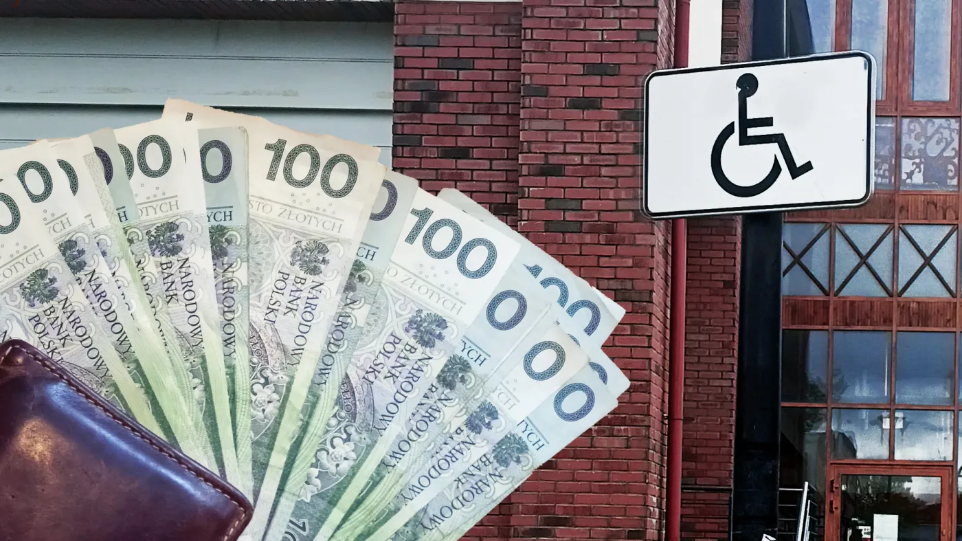 pieniądze dla niepełnosprawnych