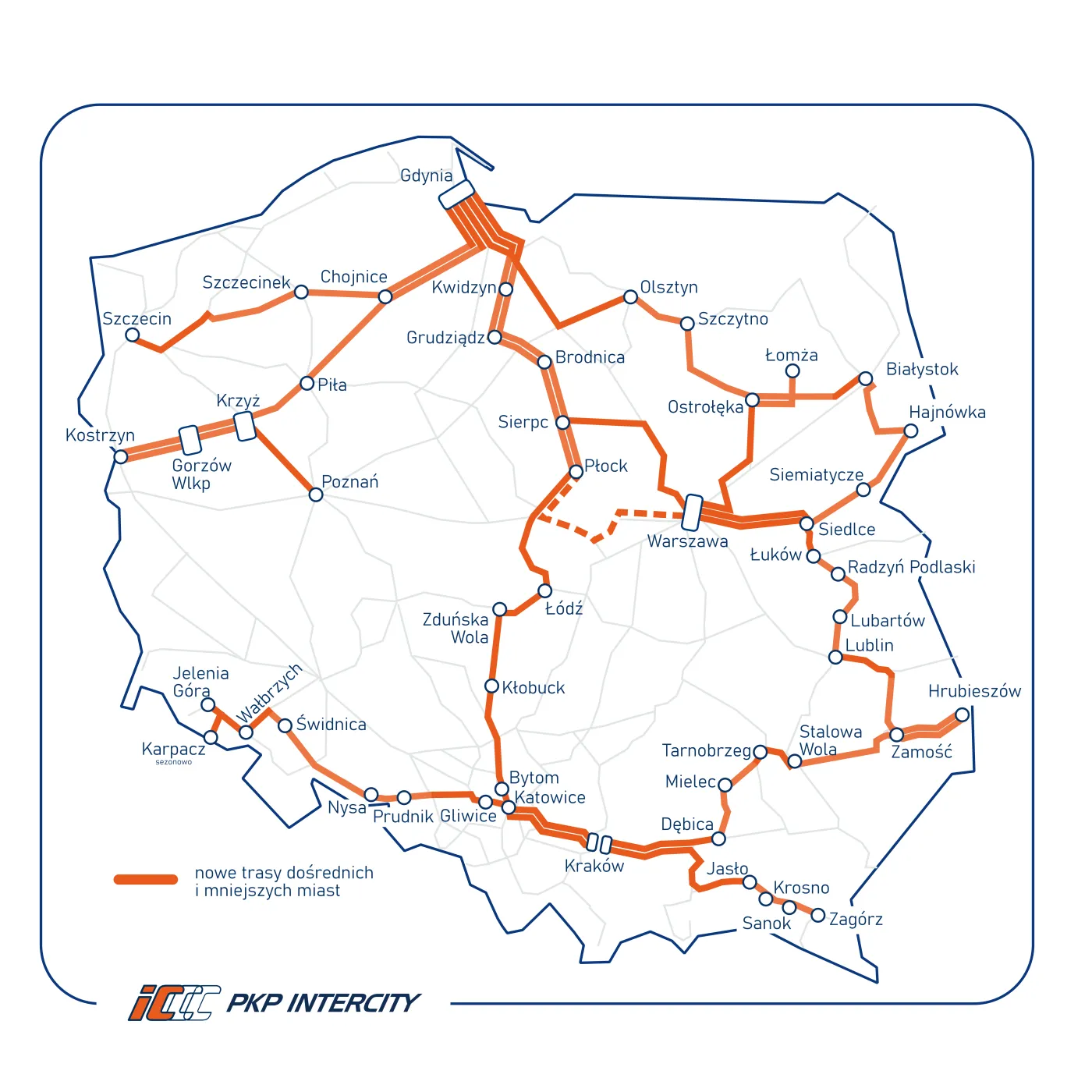 Rewolucyjne plany PKP Intercity. Dzięki „hybrydom” składy dalekobieżne zaczną dojeżdżać do wielu mniejszych miast