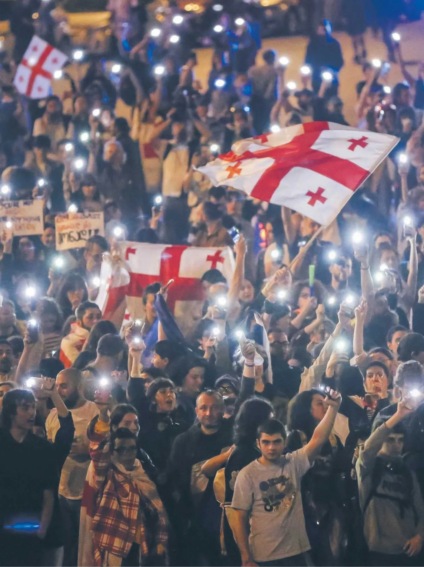 Prezydent Gruzji wsparła protesty antyrządowe