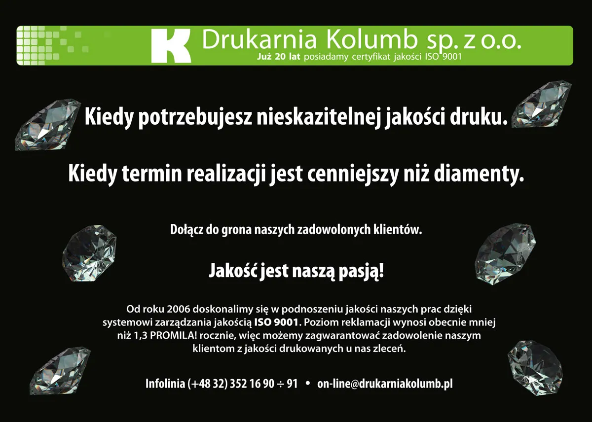 Jakość, technologia i zaufanie: jak Drukarnia Kolumb buduje przewagę w wymagającej branży poligraficznej