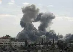 Atak Izraela na Strefę Gazy, 27 grudnia 2008 r. Foto: CNN/AFP