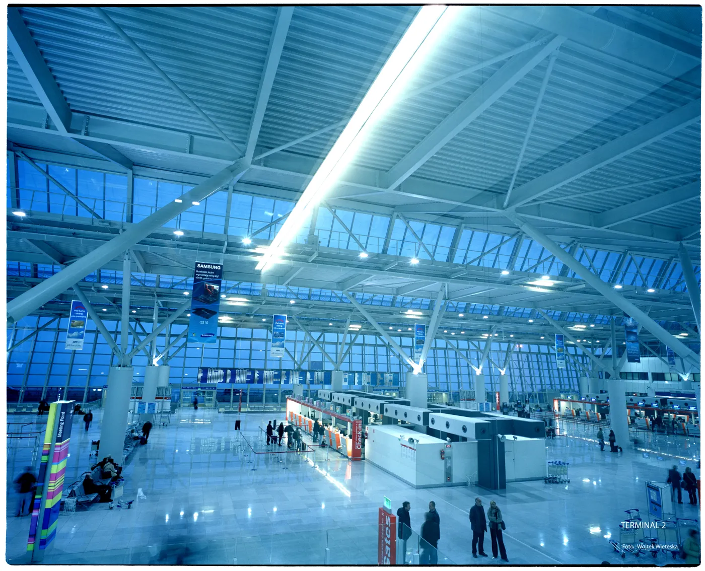 Terminal 2 lotniska Chopina w Warszawie (1). Fot. Wojciech Wieteska, materiały UM Warszawa