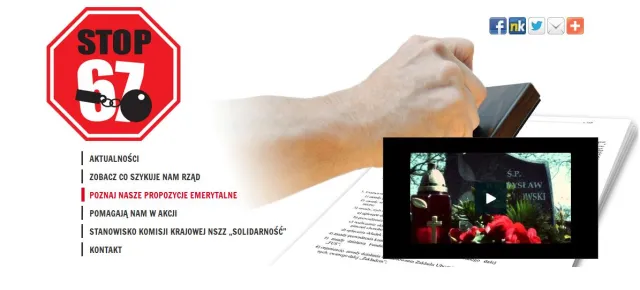 Solidarność startuje z kampanią przeciwko podniesieniu wieku emerytalnego (WIDEO)