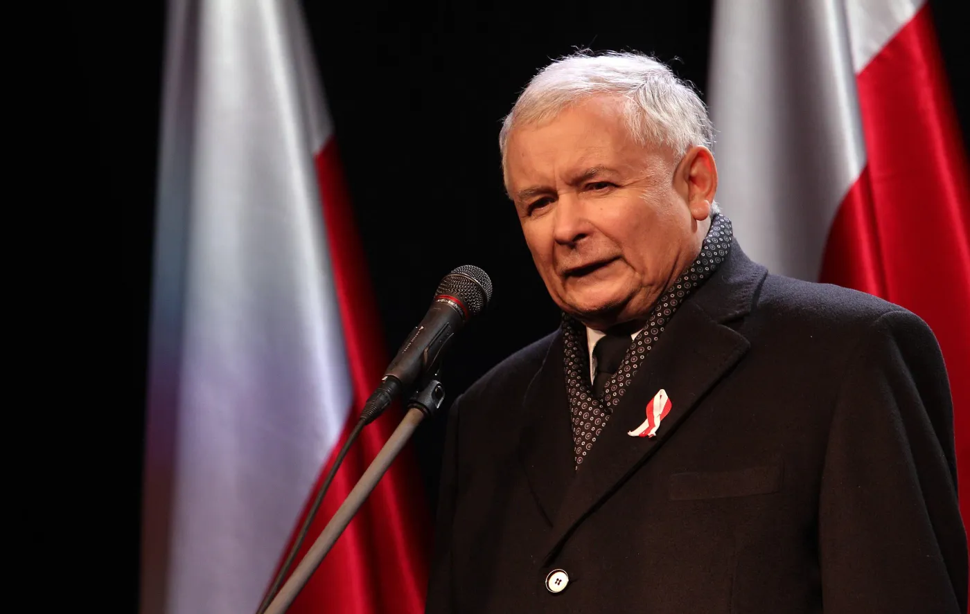 Jarosław Kaczyński na obchodach Święta Niepodległości w Krakowie