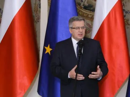 Prezydent Bronisław Komorowski. Fot. PAP/Paweł Supernak