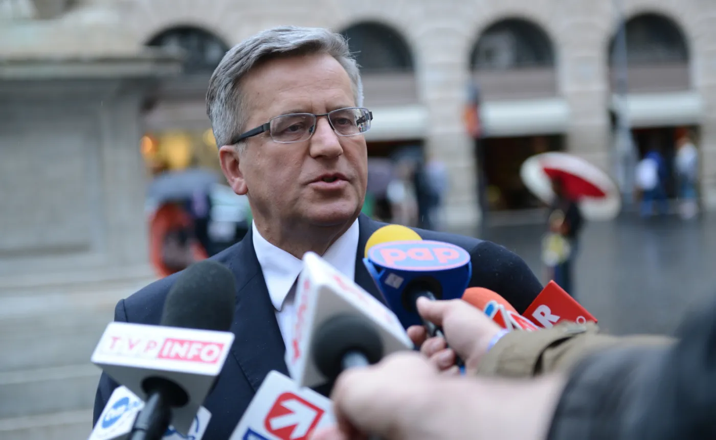 Prezydent Komorowski o kryzysie na Ukrainie: To wina Rosji