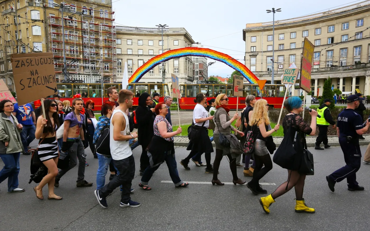 Marsz szmat przeszedł ulicami Warszawy