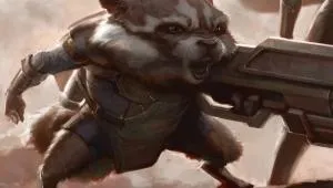 Bradley Cooper jako Rocket Raccoon w filmie "Guardians of the Galaxy"