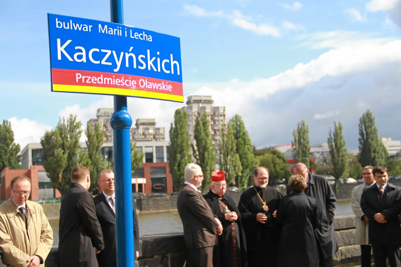 We Wrocławiu powstał Bulwar Marii i Lecha Kaczyńskich